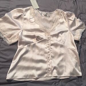New with tags, silk blouse